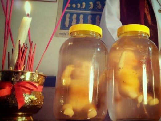 These are only props for a mock reality show.