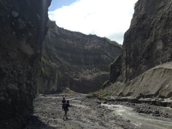 The cliffs are as massive as a sleeping giant.