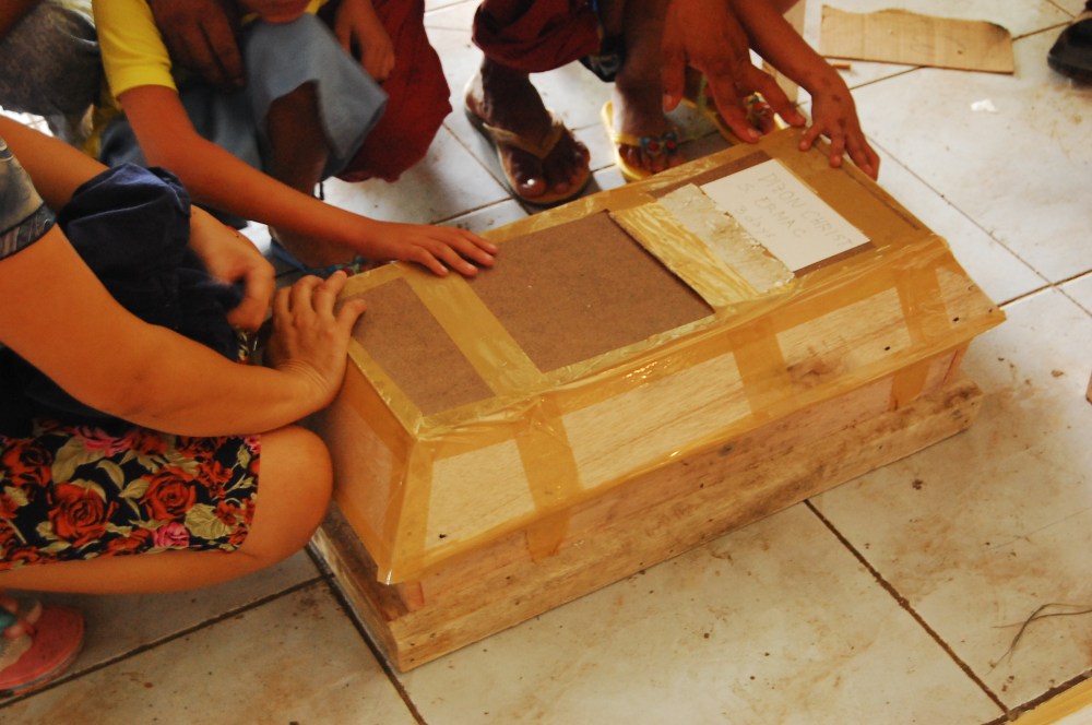 Newly born infant, casualty of typhoon Sendong