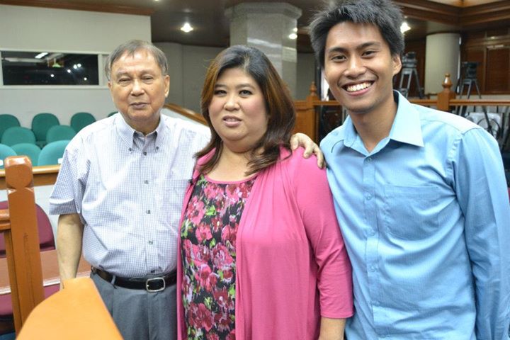 With Sen. Joker Arroyo and Jessica Soho