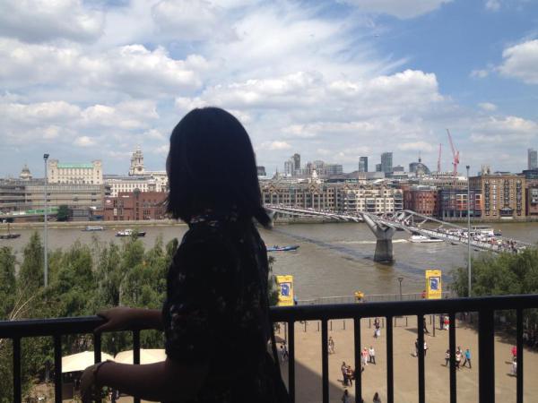 Overlooking the River Thames