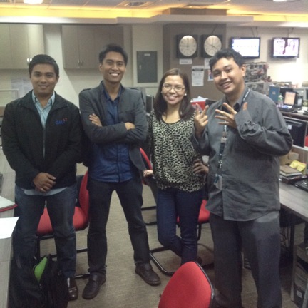 With Hadji Rieta, Bam Alegre and Jay Sabale