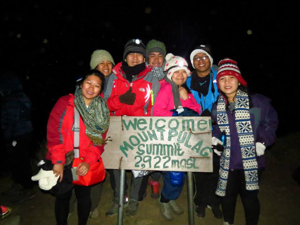 The SubSelfie Team in the Peak of Mt. Pulag