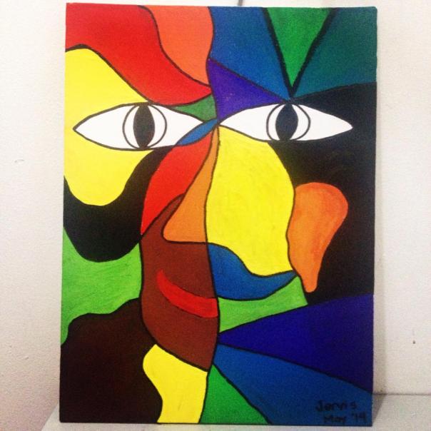 My second painting: "Ang Mga Kulay ng Guniguni" | Acrylic on Canvas, May 2014