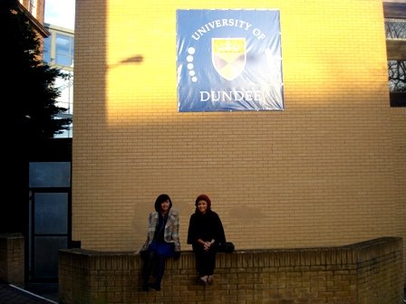 Visiting the University of Dundee where my Sister took up Philosophy and English.
