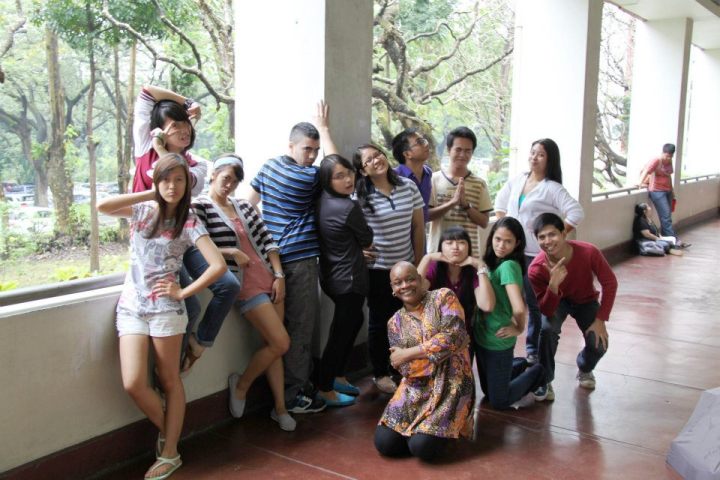 First Day of Theatre100 class with Prof. Michelle Washington