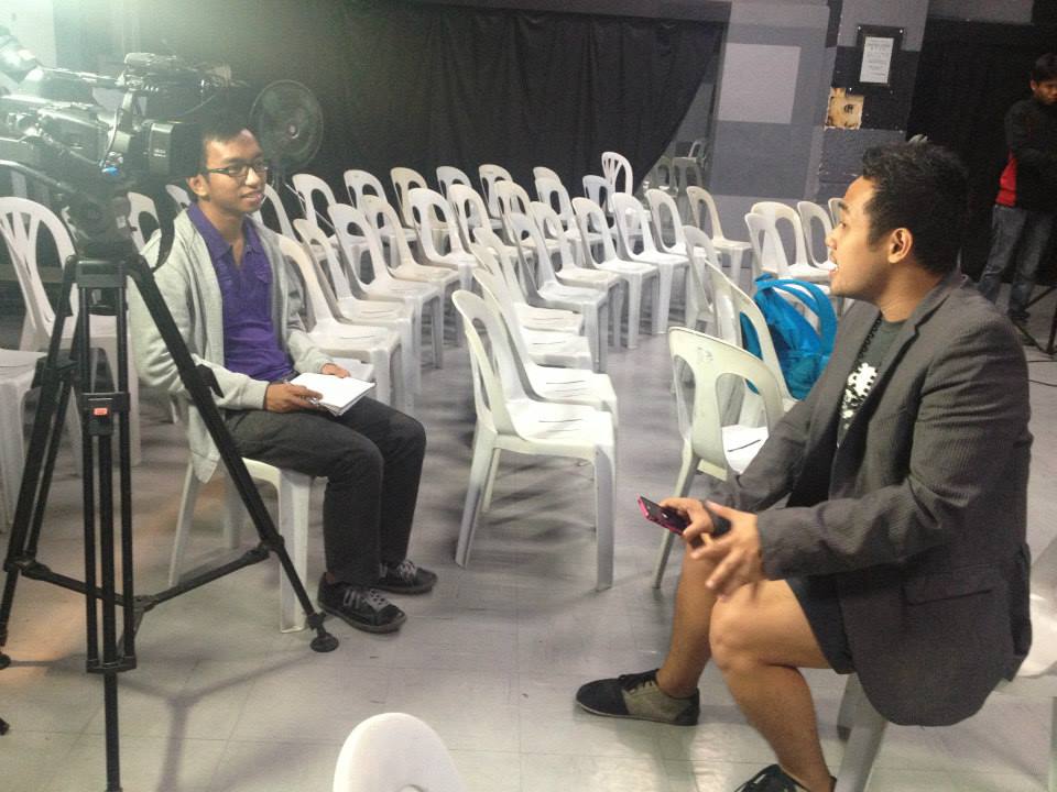 Produced my first segment about theatre