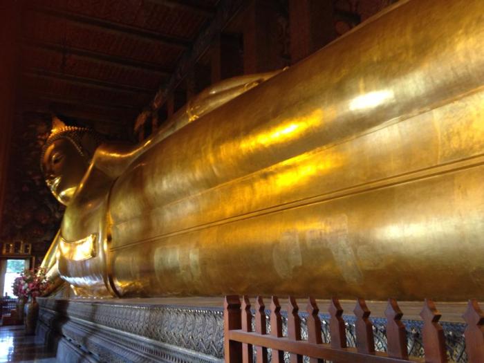 The Reclining Buddha of Wat Pho in Bangkok