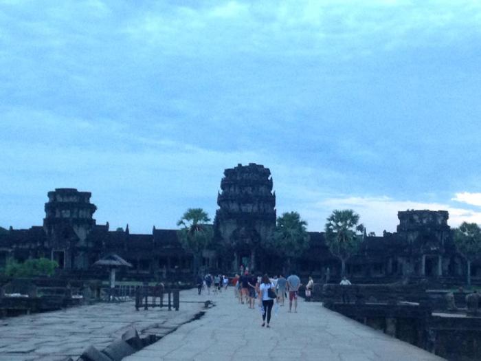 Early morning in Angkor Wat
