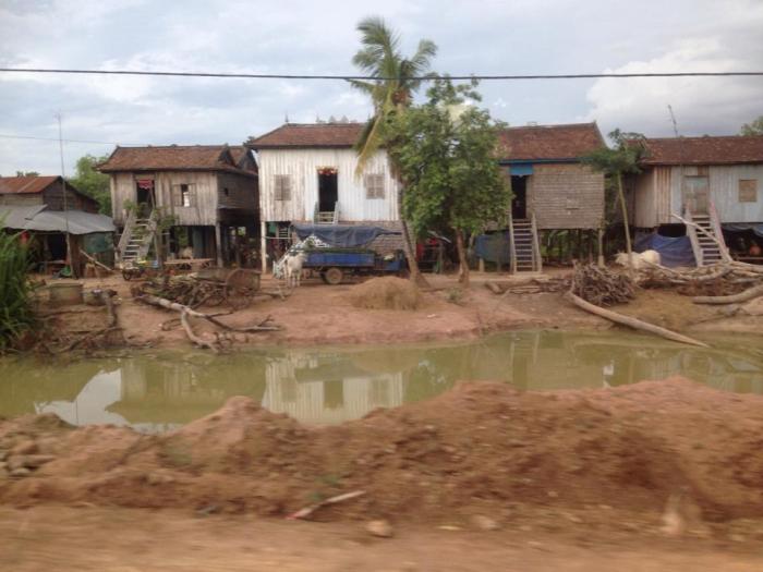 Rural community in Cambodia