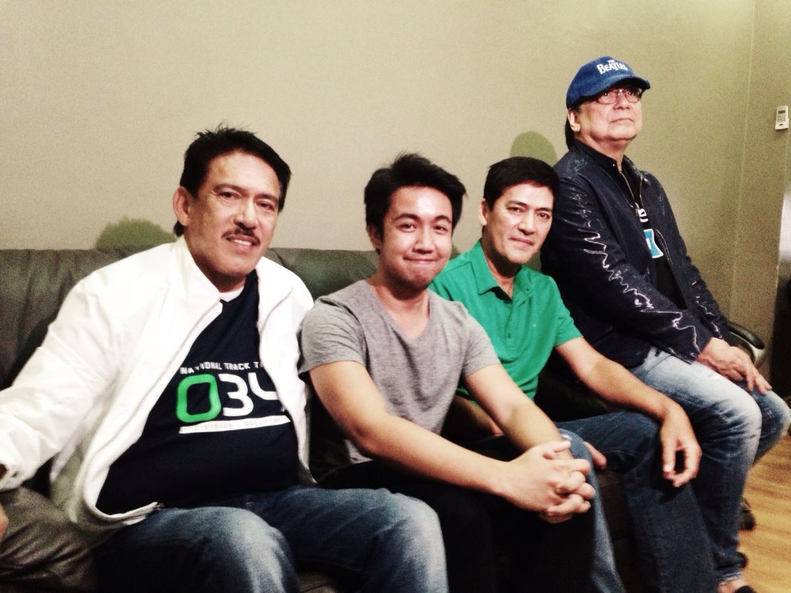 Tito, Vic and Joey during the 35th Anniversary