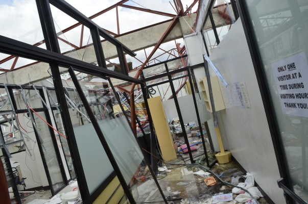 What's left of an ICU in Ormoc, Leyte after the onslaught of super typhoon Haiyan in 2013