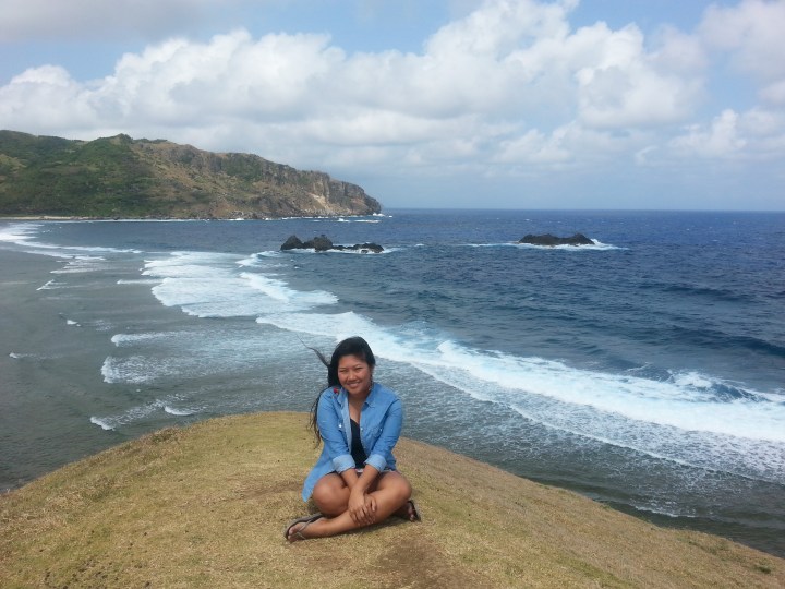 The white bubbling waves look innocent from afar but these waves have sculpted hard rocks over the years.