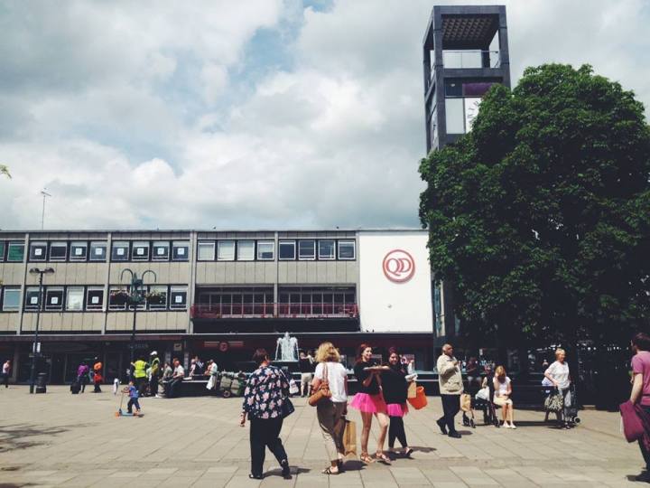 Town Center in Hertfordshire where I lived