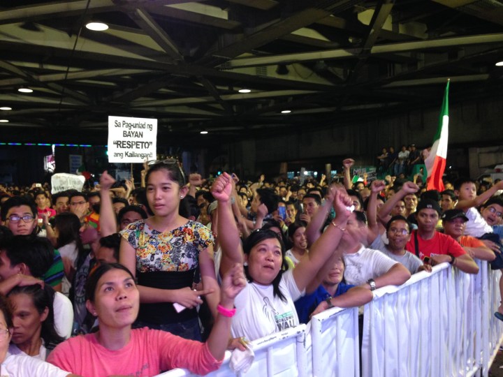 EDSA-Shaw crowd last Saturday