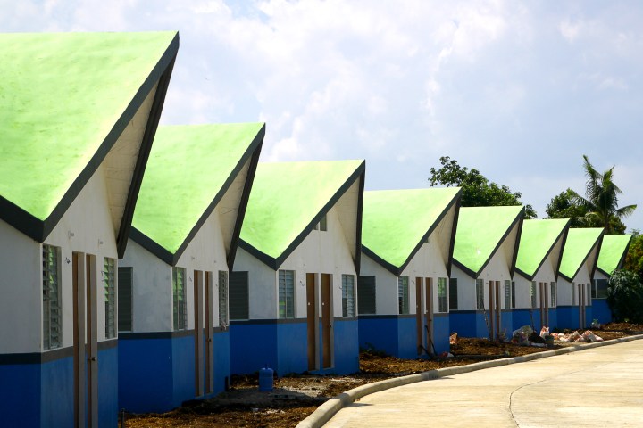 French Habitat Village. What the community looks like after the houses are painted.