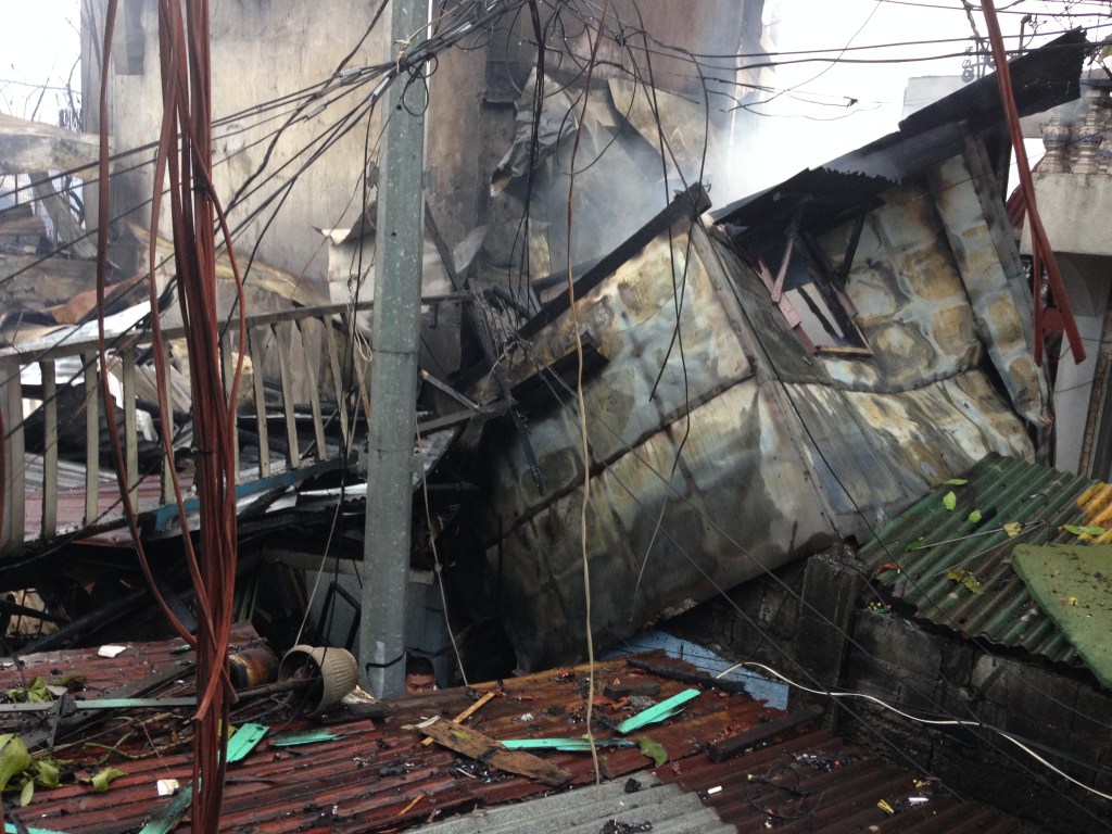 Inside the inferno aftermath.