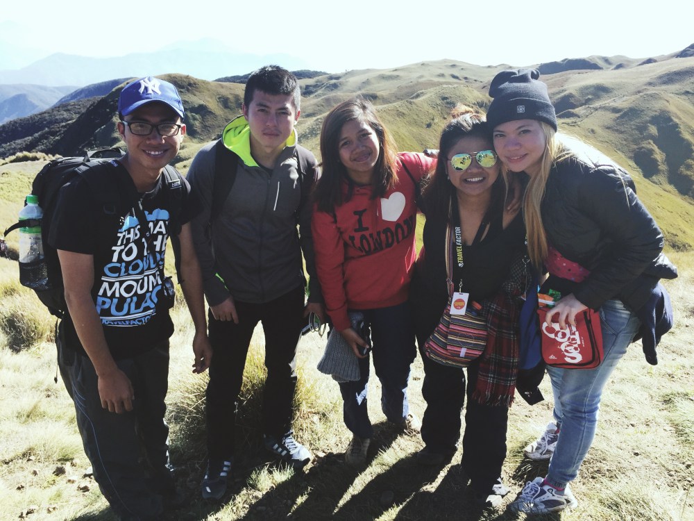 Dian from Vietnam, Xu from China, me, my sister from England and Gelai from Bacoor.