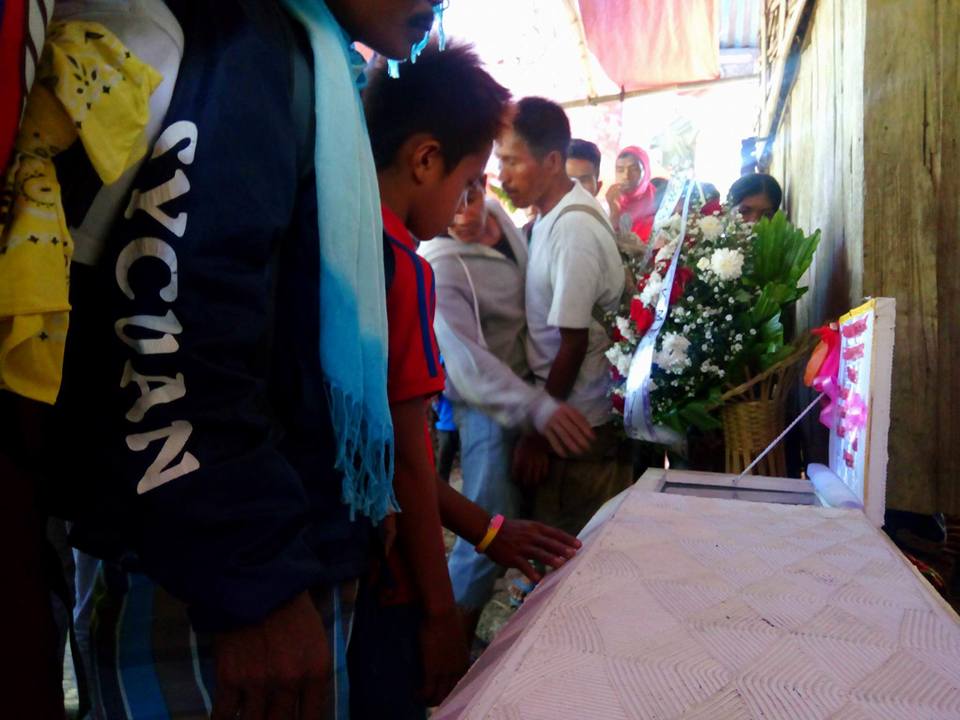Darwin's casket. Photo by Bong Artel/Kilab Multimedia