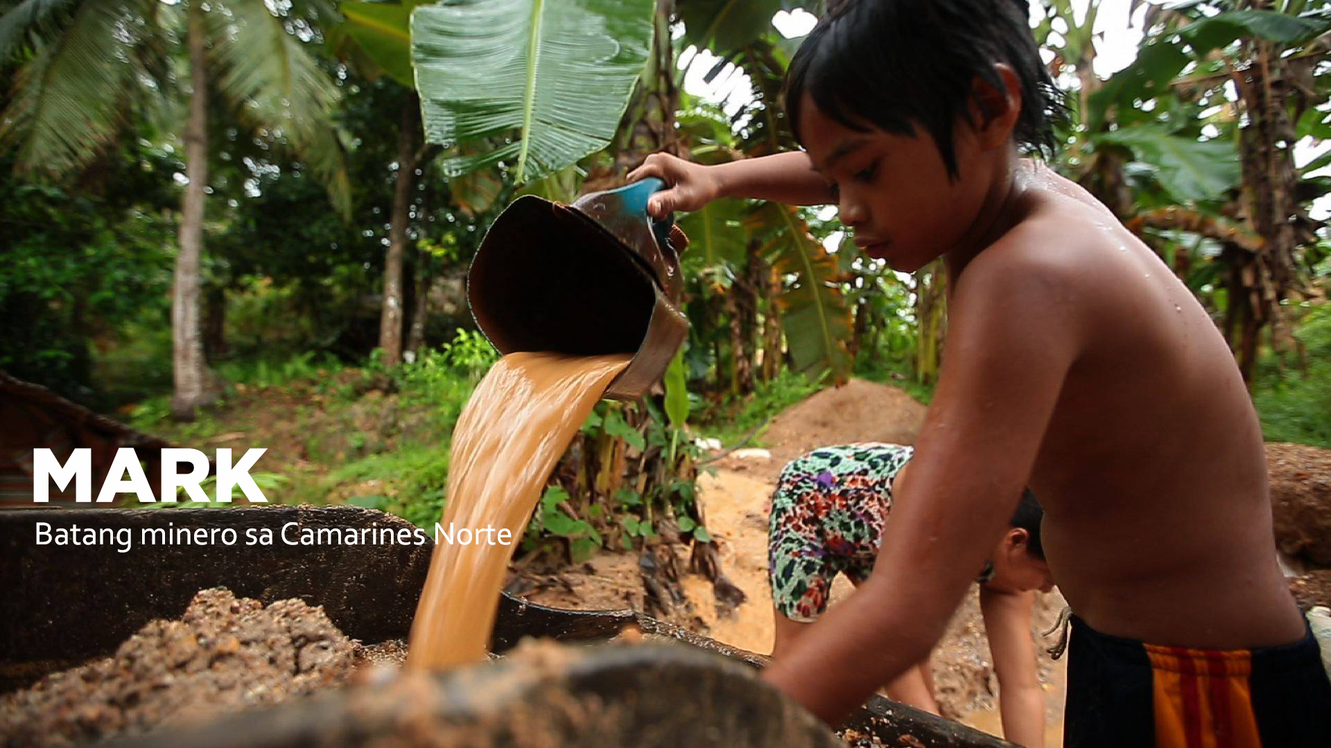Mark. Batang minero sa Camarines Norte.