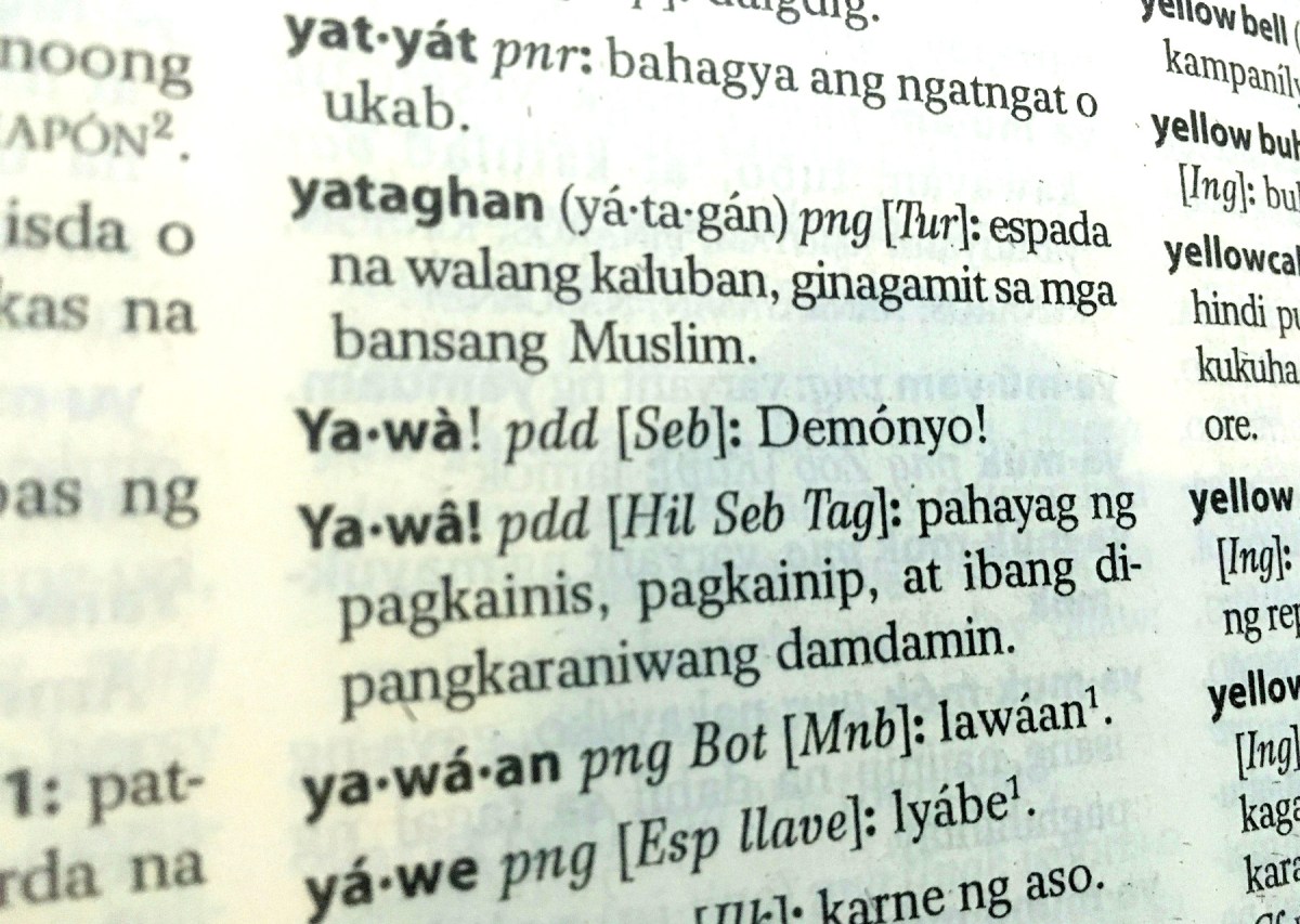 Oral Origins The Etymology of Putang Ina and Yawa
