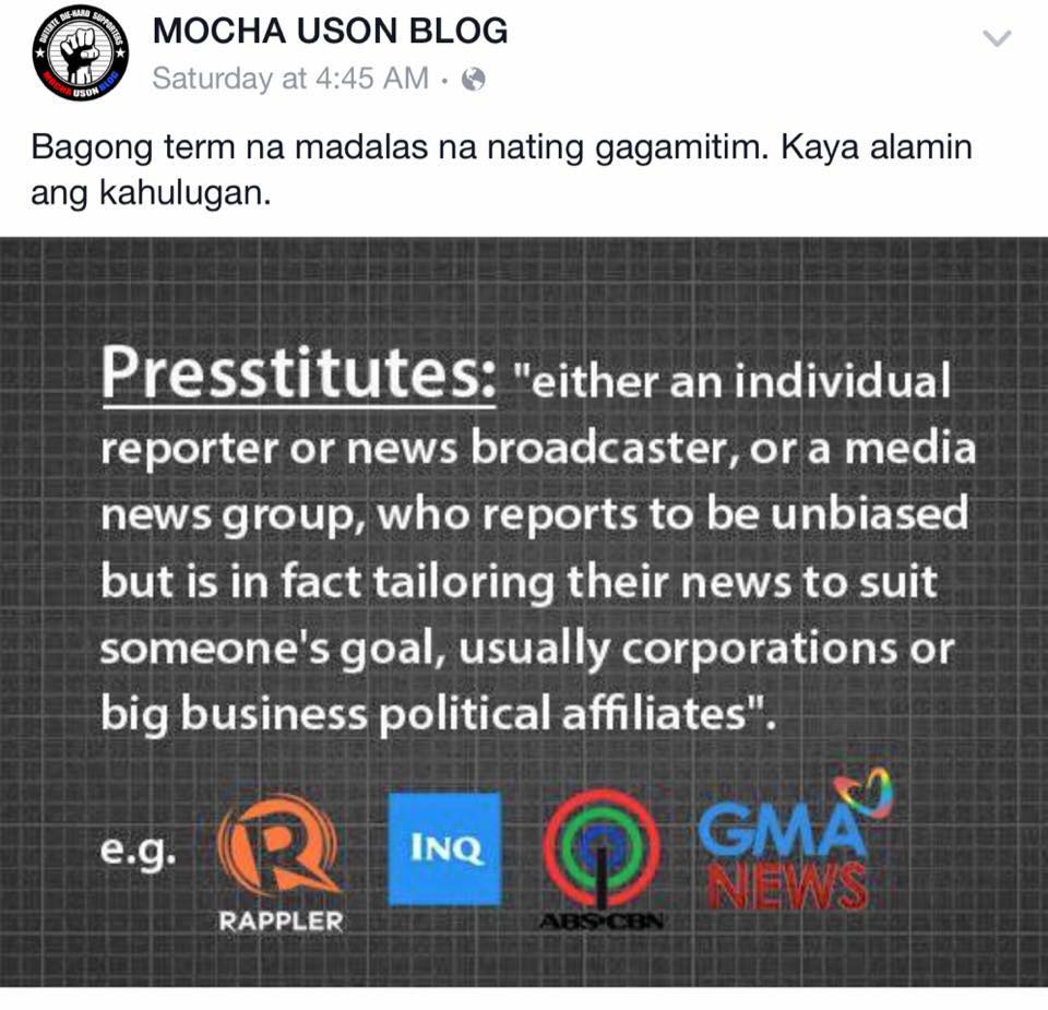 How convenient it is to accuse without immediately presenting any evidence to such claims.