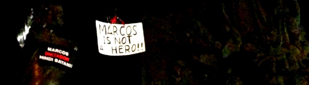 The Butterfly Effect of the Surprise Marcos Burial. Written by Ephraim Aguilar and the SubSelfie Blog.