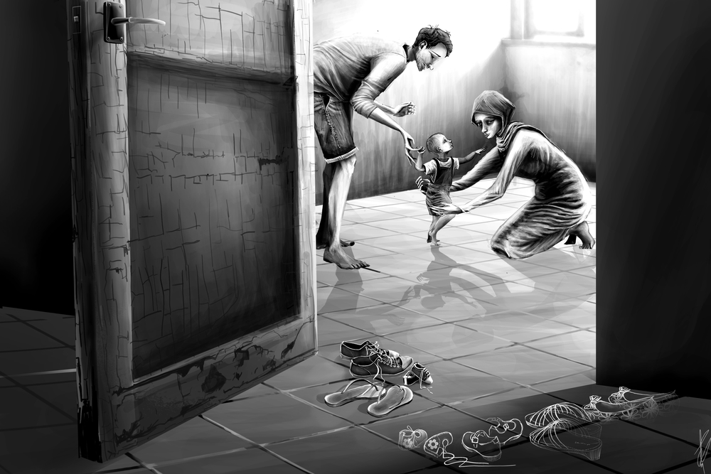 Shatila Camp Illustrations