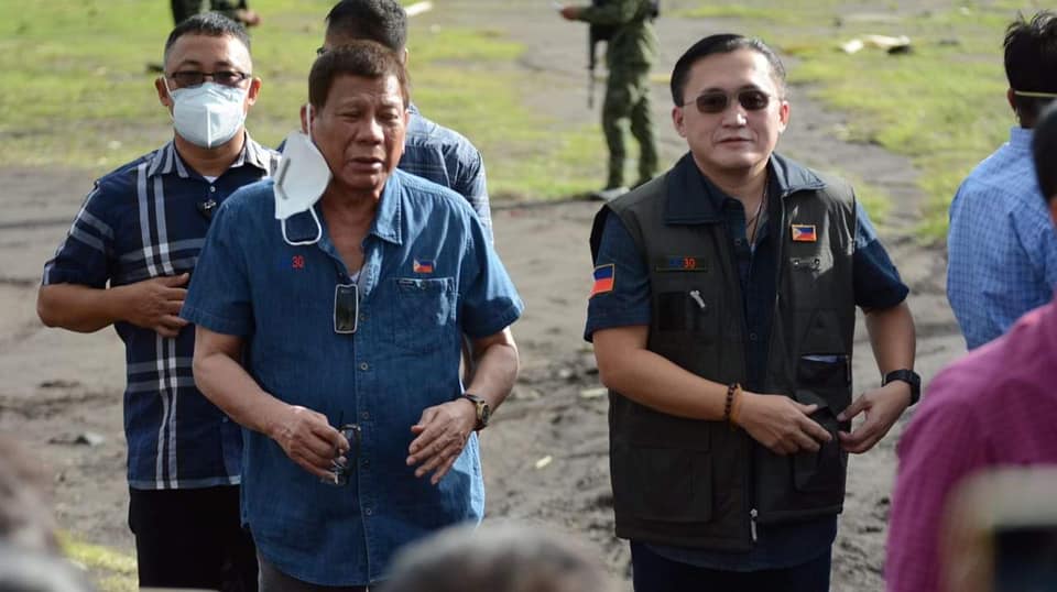 Duterte with Bong Go