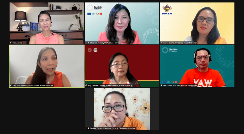 Babaeng BiyaHero seeks law to protect Filipina&nbsp;migrants