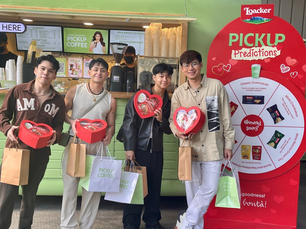 Loacker, PickUp Coffee collab for Valentine’s