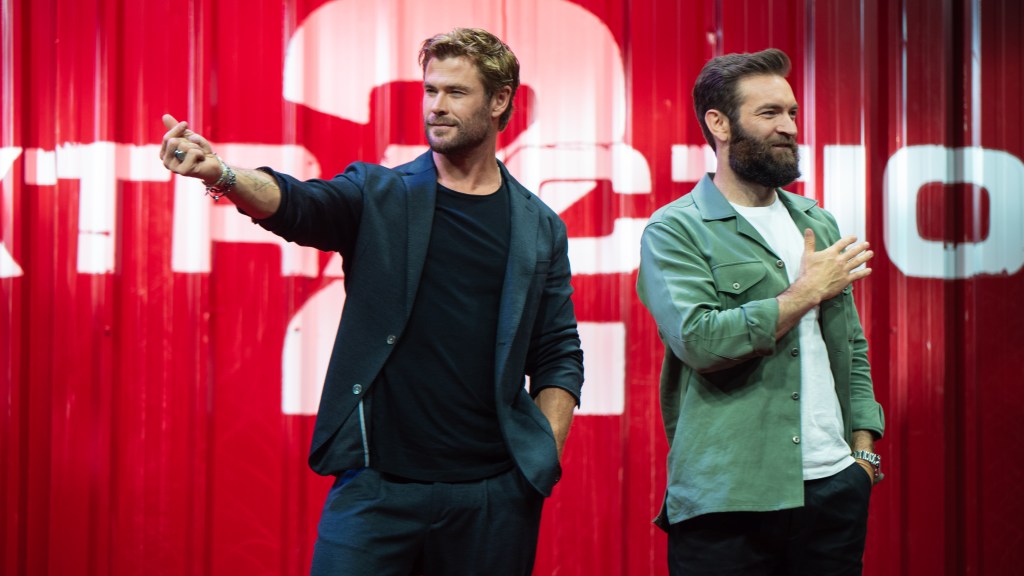 Chris Hemsworth and Sam Hargrave excite fans with Extraction 2 press&nbsp;tour