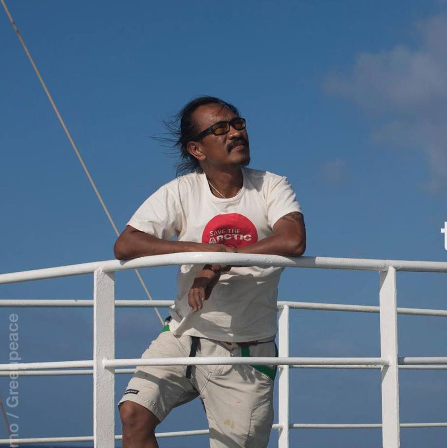 Eric Bangad. Courtesy: Greenpeace Philippines